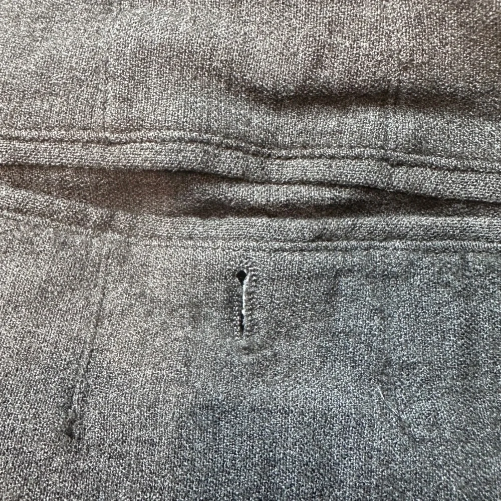 VTG Vestimenta Trousers Mens 28 Wool Blend Pleated Cuffed Gray Charivari Italy